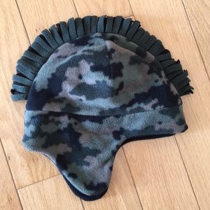 Boys Winter Camo Mohawk Hat